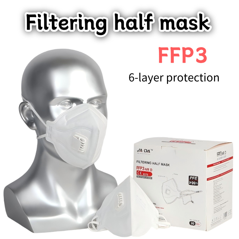 Anti Pollution Mask - 20pcs/box ffp3 NR folding mask with