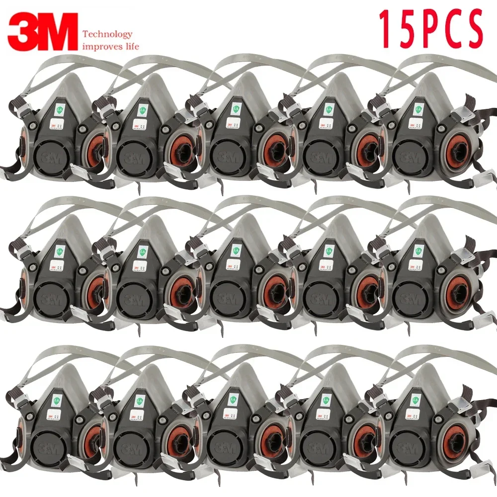 Dust Mask Construction - 15p 3M 6200 Gas Mask for