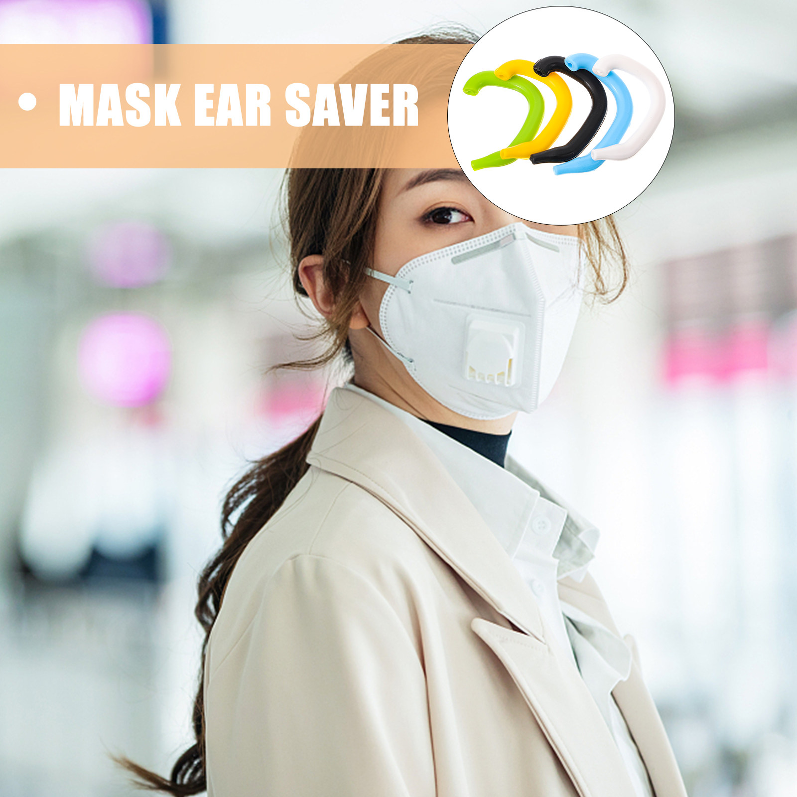 5Pcs Premium Silicone Ear Save – обзор и цена Disposable Surgical Mask
