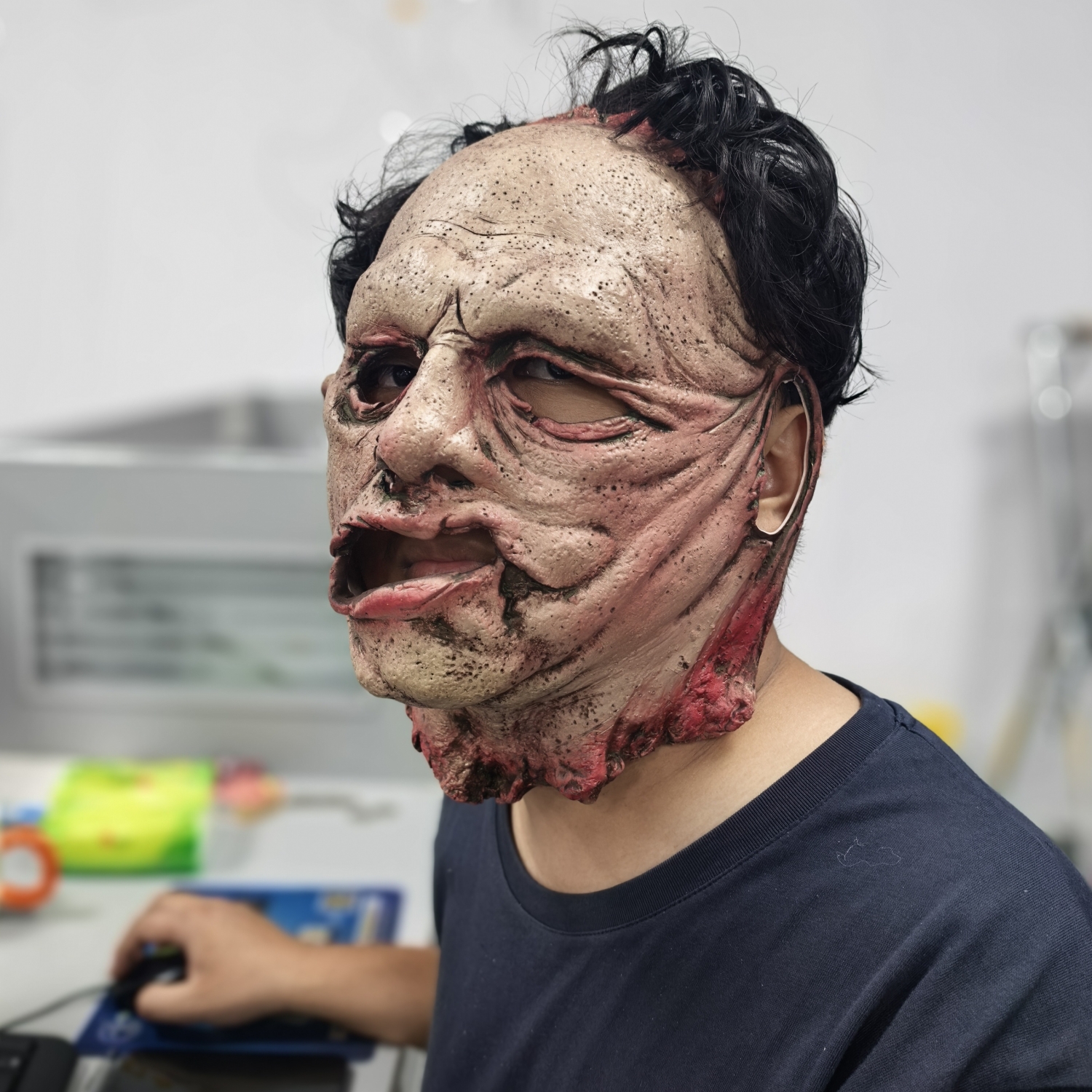 Half Face Skinned Rubber Blood – обзор и цена Respirator Half Face