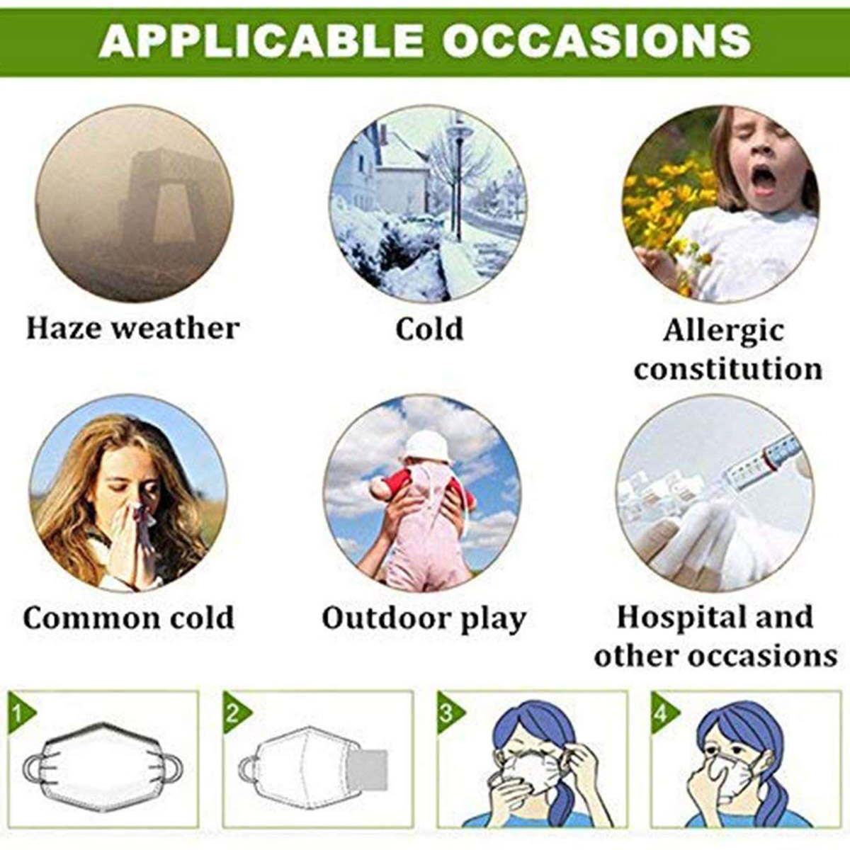 Adjustable Face Mask Anti-dust – обзор и цена Pm2.5 Filter Insert