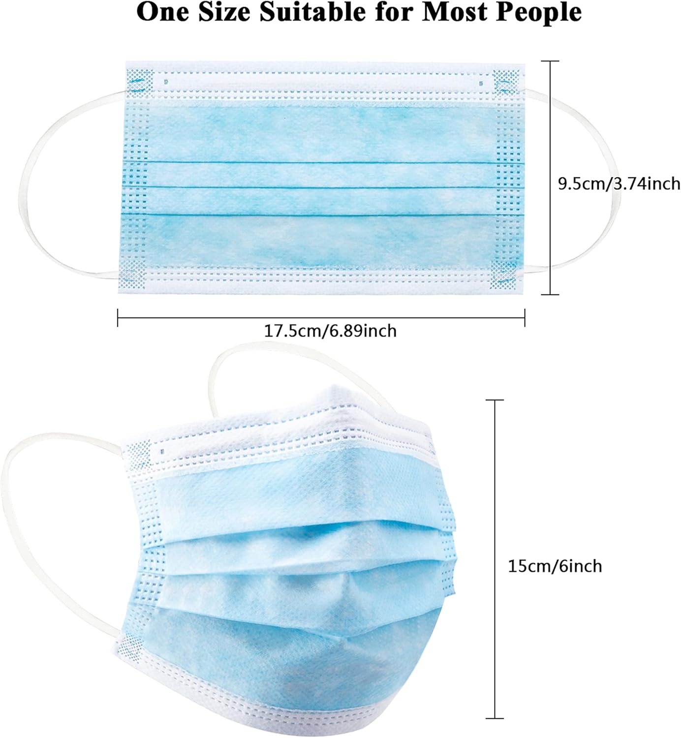 100pcs blue disposable protect – обзор и цена Disposable Mask Blue