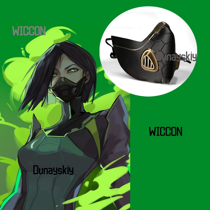 Valorant Viper Sexy Cosplay Pr – обзор и цена Black Face Mask Pack