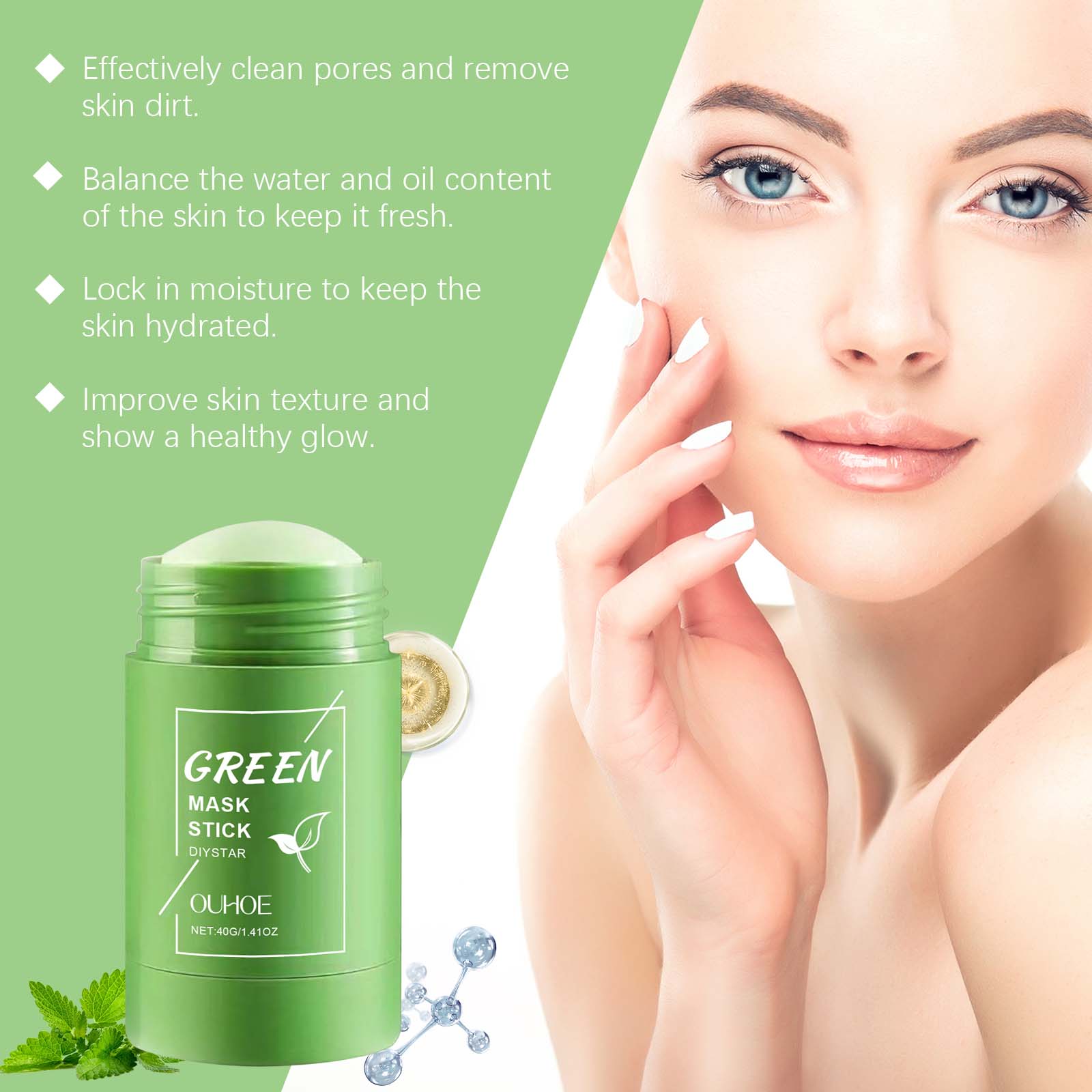 1~5PCS Green Tea Clay Stick Fo – обзор и цена Dust Mask Construction