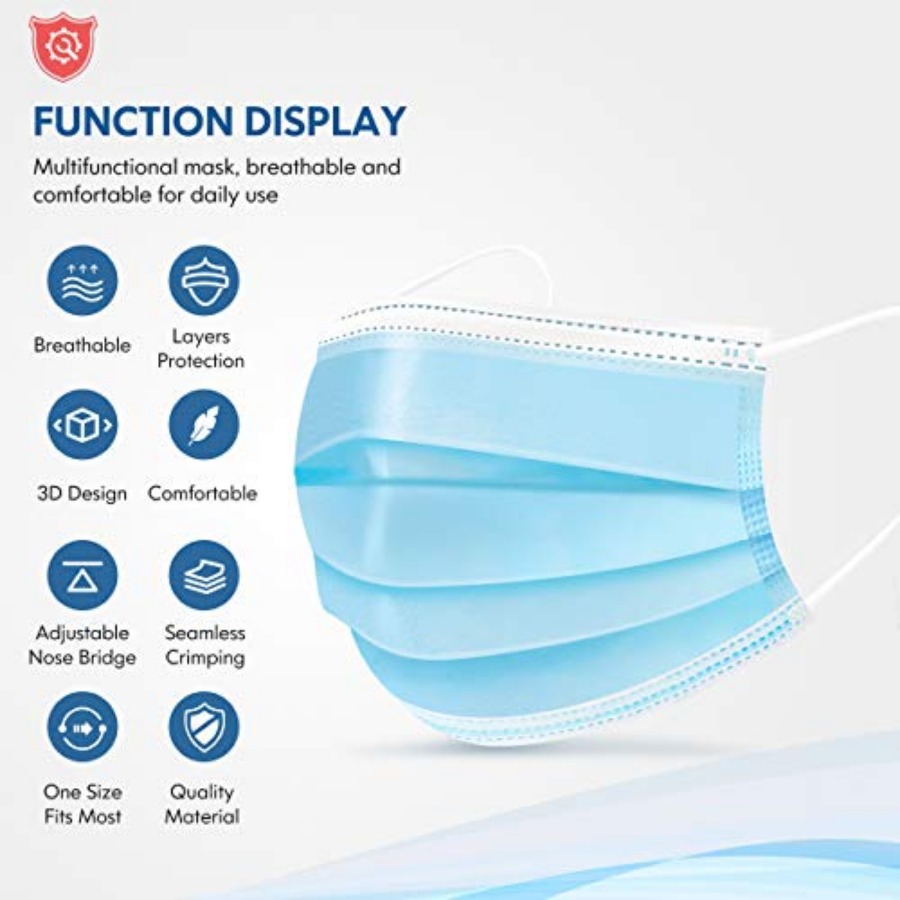 Face Mask Disposable Adults 3P – обзор и цена Disposable Mask Blue