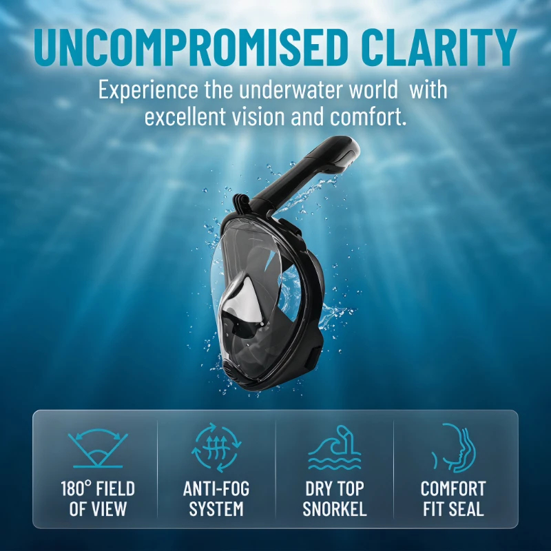 Underwater Scuba Anti Fog Full – обзор и цена Anti Pollution Mask