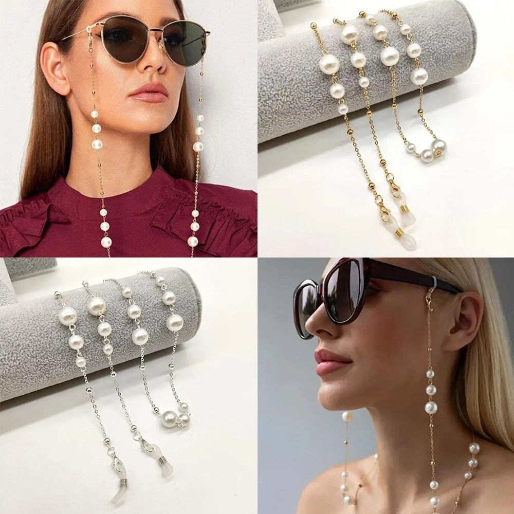 Trendy Pearl Beaded Sunglass C – обзор и цена Mask Lanyard Adjustable