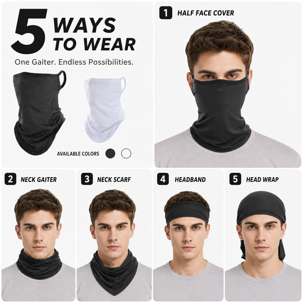 Breathable Quick-Dry Neck Gait – обзор и цена Respirator Half Face
