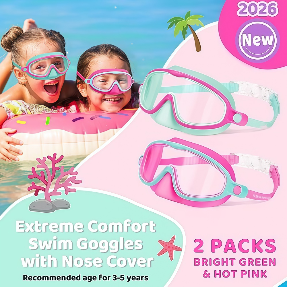 Kids Swim Goggles with Nose Co – обзор и цена Anti Pollution Mask