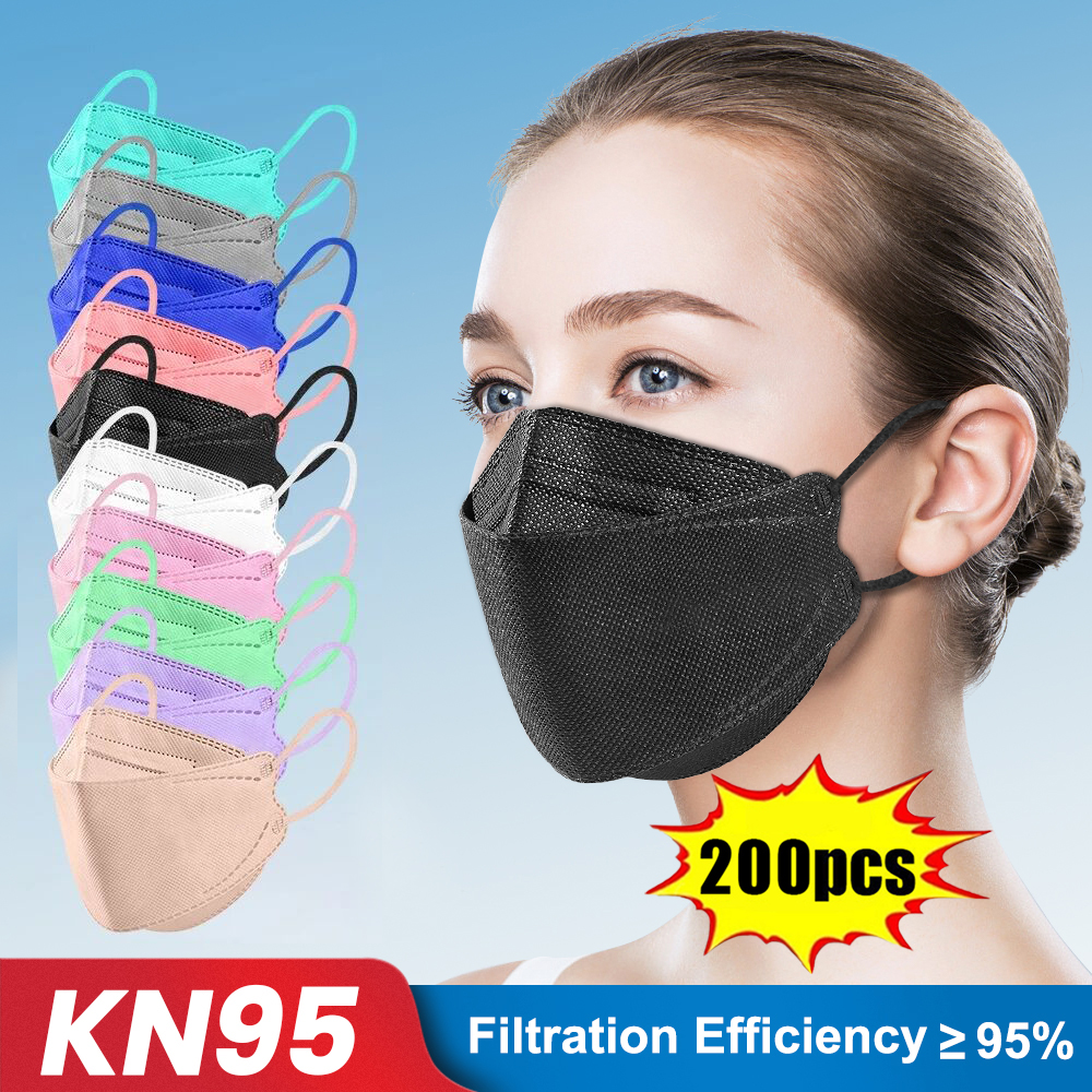 10-200pcs ffp2 mascarillas CE  – обзор и цена Anti Pollution Mask