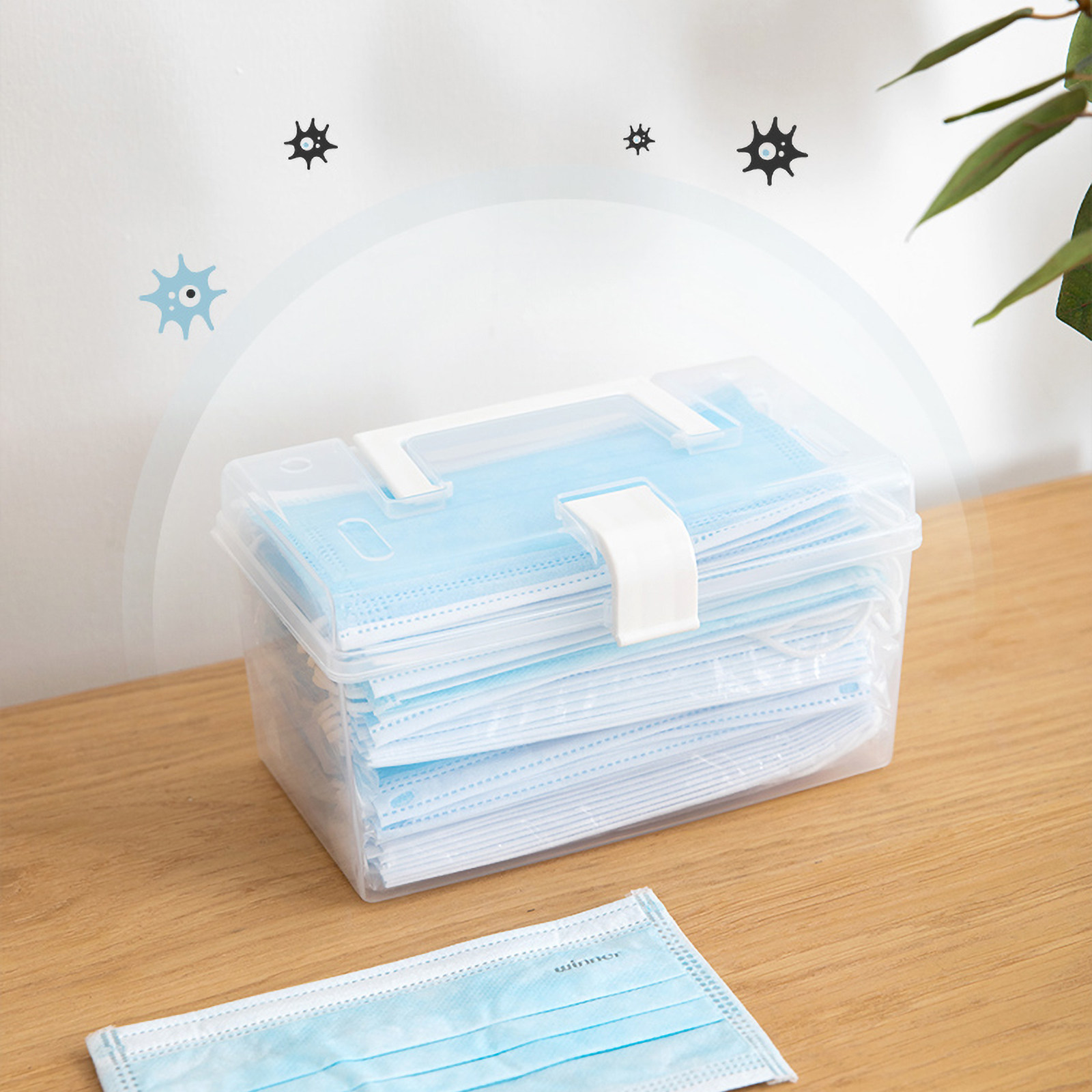 1Pcs Dustproof Mask Storage Bo – обзор и цена Face Mask Storage Box
