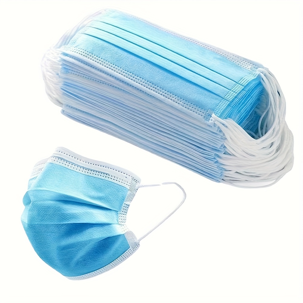 20 pieces of adult disposable  – обзор и цена Disposable Mask Blue