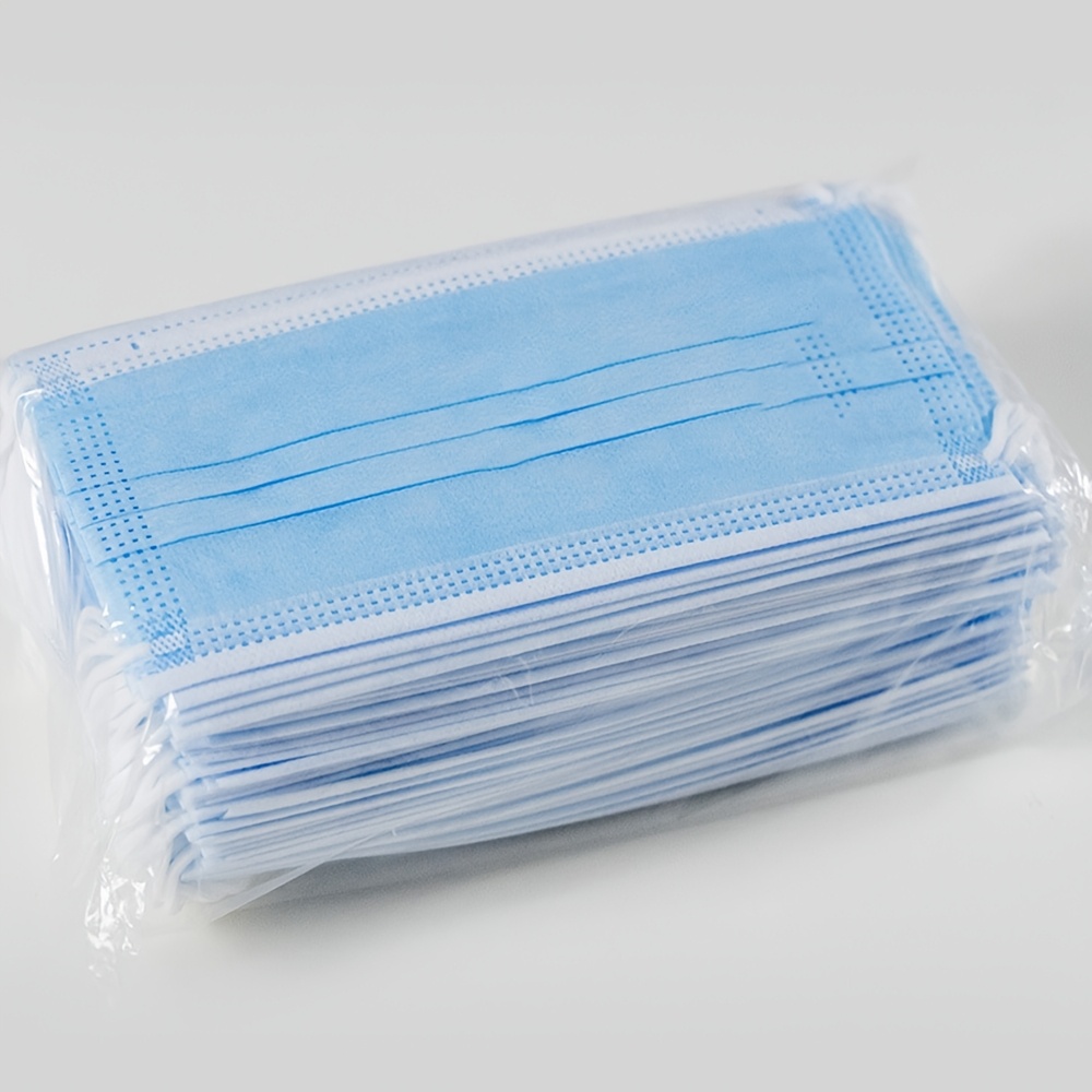 20 pieces of adult disposable  – обзор и цена Disposable Mask Blue