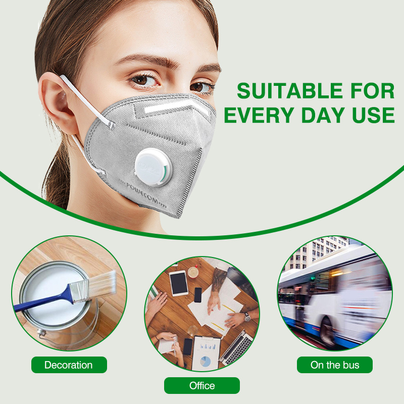 POWECOM KN95 Masks Activated C – обзор и цена Disposable Surgical Mask