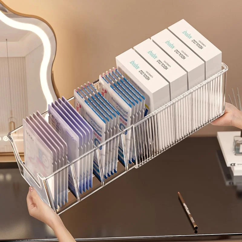 Extendable Acrylic Makeup Orga – обзор и цена Face Mask Storage Box