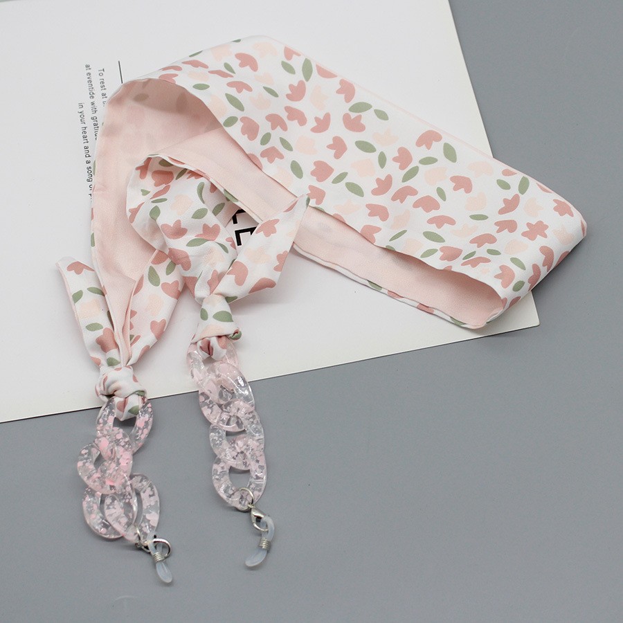 Bohemia Print Silk Scarf Glass – обзор и цена Mask Chain Holder