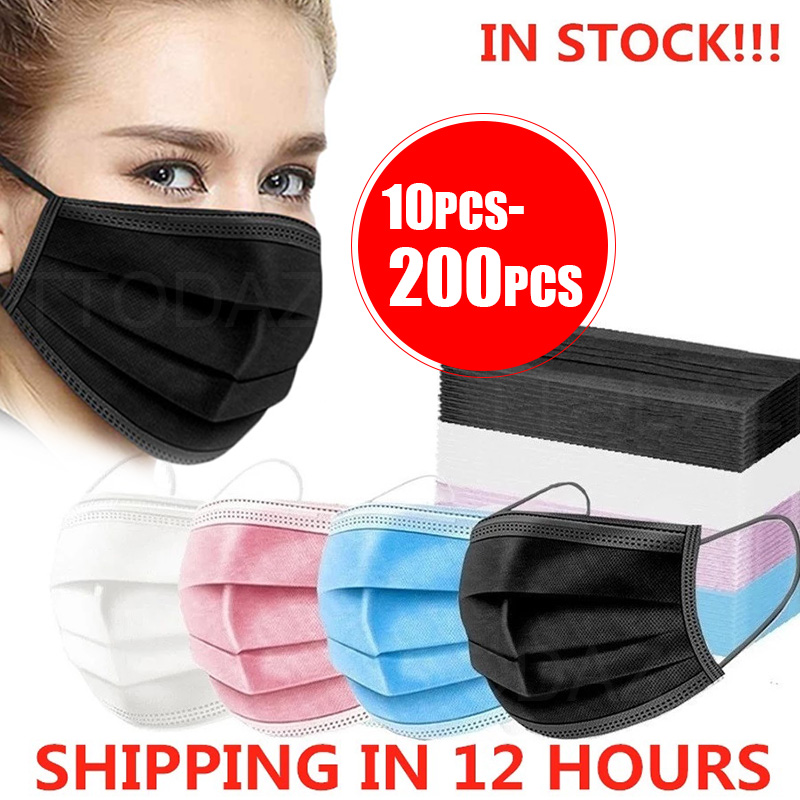 10/50/100/200PCS Disposable Ma – обзор и цена Disposable Mask Blue
