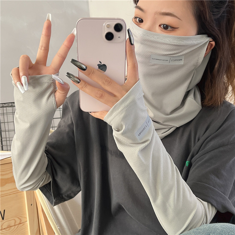2Pcs Set Sun UV Protection Arm – обзор и цена Sports Mask Breathable