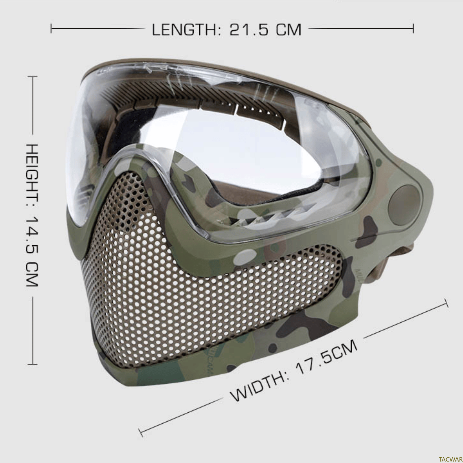 Airsoft Steel Mesh Mask Full F – обзор и цена Anti Pollution Mask