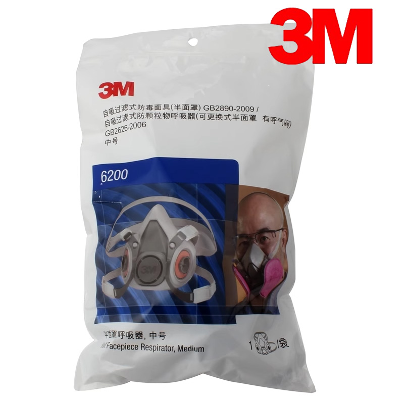 3M6200 Self-priming Filtering  – обзор и цена Dust Mask Construction