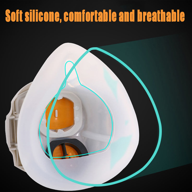 Silicone Dust-proof Gas Mask R – обзор и цена Dust Mask Construction