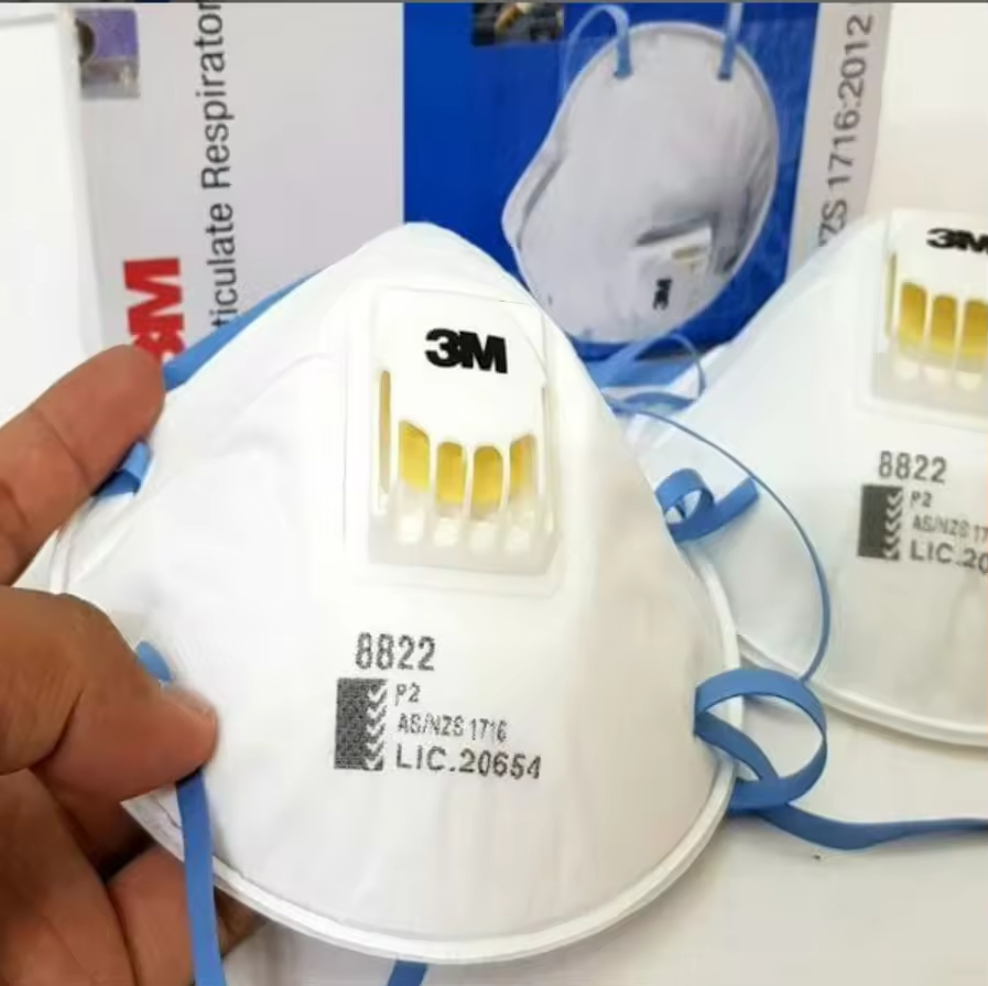 3M 8822 Protective Mask Anti P – обзор и цена Dust Mask Construction